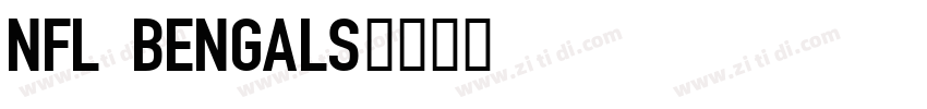 NFL Bengals字体转换